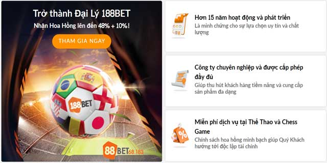 Điều kiện và lưu ý khi đăng ký đại lý 188BET HIPHOP