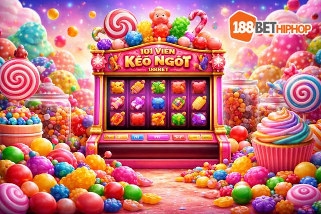 Slot game 101 Viên Kẹo Ngọt 188BET Chi tiết bảng lưới 7x7 và cơ chế nổ hũ của slot game 101 Viên Kẹo Ngọt tại nhà cái 188BET