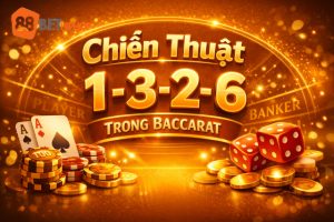 Chiến thuật 1-3-2-6 trong Baccarat vận dụng ra sao?